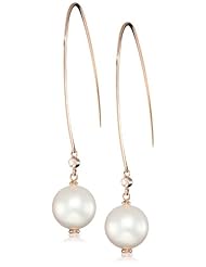 Ivanka Trump "Soho Bead" Drop Wire White Pearl and Diamond Earrings