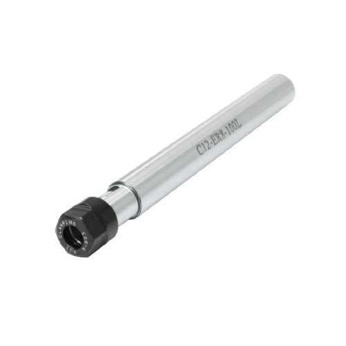 C12-ER8-100L Straight Collet Chuck CNC Milling Lathe Extension Rod
