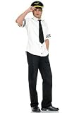 3PC Airplane Captain Pilot Sexy Holiday Party Costume