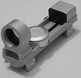 NcSTAR Red Dot Sight 1X25 COMPACT RED DOT / WEAVER & .22 BASE / SILVER