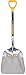 The Ames Companies, Inc 1670900 True Temper #10 Aluminum Scoop with D-Grip and Hardwood Handle