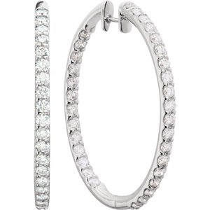 Genuine IceCarats Designer Jewelry Gift 14K Yellow Gold Diamond Earring. Diamond Earrings In 14K Yellow Gold