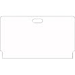 White Non-Adhesive Name Badges With Clip Hole