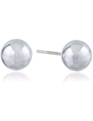Sterling Silver Polished Ball Studs