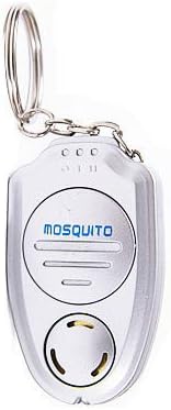 2 Position Ultrasonic Mosquito &amp; Bug Repellent Keychain With LED Light &amp; Batteries