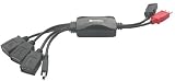 SANDBERG USB Hub for Laptop Drei Standard-USB-Anschluesse und einen USB-Ministecker fuer Kamera Extra Anschluesse fuer Strom Opt