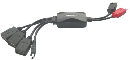 SANDBERG USB Hub for Laptop Drei Standard-USB-Anschluesse und einen USB-Ministecker fuer K Preisvergleich