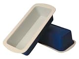 The Carefree Kitchen 2-Tone Silicone Loaf Pan, Blue