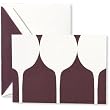 Burgundy Printable Wine Glass Invitations