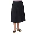 Women's Plus Size Mossimo&reg; Black: Gauze Skirt - Ebony