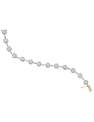 3.52CT DIAMOND FLOWER BRACELET