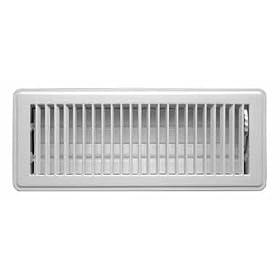 GREYSTONE HOME PRODUCTS LLC ABFRWH412 FLOOR DIFFUSER WHITE 12'' x 4''