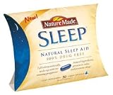 Nature Made SLEEP 100% Drug Free Natural Sleep Aid 30 Liquid Softgels