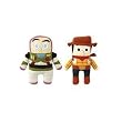 Disney Toy Story 3 Pook-a-looz Buzz Lightyear & Woody Plush Toy Figure Set