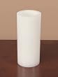 Pack of 4 White Battery Operated Flameless LED Wax Pillar Candles 9"