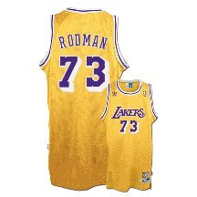 Adidas Los Angeles Lakers Dennis Rodman Soul Swingman Home Jersey Medium