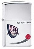 Zippo Lighter NBA New Jersey Nets, High Polished Chrome