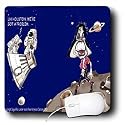 Londons Times Funny Music Cartoons - Michael Jackson Collectible, Real Moonwalk - Mouse Pads