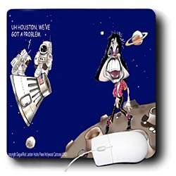 Londons Times Funny Music Cartoons - Michael Jackson Collectible, Real Moonwalk - Mouse Pads