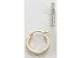Signature Diamond Accent Hoop Earrings 18KT GOLD OVER SILVER