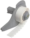 31rFxBOZt8L. SL160  Brady M71 6 423 BradyBondz .five Width x .275 Height White Color B 423 Permanent Polyester Labels With Gloss Finish For BMP71 Thermal Transfer Portable Printer (750 Per Roll)