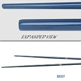 BEST Competition Karate Bo Staff with Blue Finish - 54 inches