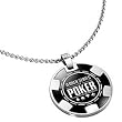 WSOP Stainless Steel Chip Pendant - Casino Supplies > Licensed Products