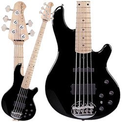 Lakland 5502 skyline Serie 5 String Bass naturale, palissandro Tastiera