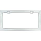 Bell Automotive 22-1-46424-8 Chrome Bevel License Plate Frame by Bell