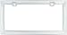 BEVEL CHROME LICENSE PLATE FRAME