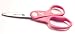 Officemate Breast Cancer Awareness 5.5-Inch Kids Stainless Steel Scissors, Pointed, Antimicrobial Pink Handles Pointed (08926)