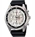 Mns Analog Chronograph Watch Blk IP Strap,, White Dial