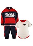 New England Patriots Infant 3-Piece Fleece Set