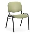 Izzy Escort Stackable Chair, w/o Arms (Black Fabric)
