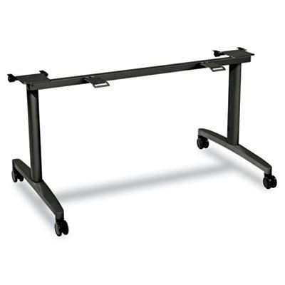 Hon Huddle Table Base with Table Tops, 30 by 60-Inch, 72-Inch, Charcoal