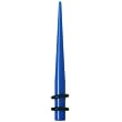 4 Gauge Blue Acrylic Taper