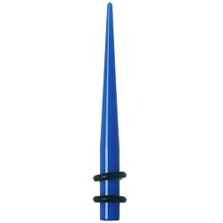 4 Gauge Blue Acrylic Taper
