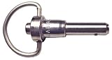 Avibank Mfg Inc SMP-130 Ring-Handle Marine Ball Lock Pin 5/16 Diameter, 3 1/2 Grip Long