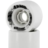 Arbor 4-Set Freeride Series Skateboard Wheels - White