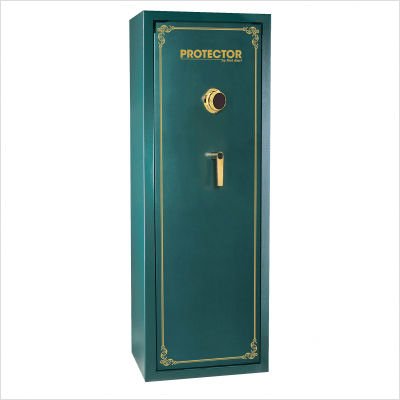 First Alert 6740F Protector Executive Gun Safe with Gun Rack, 7.5 Cubic-Foot, Hunter Green
