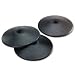 Adjusta-Tape Crowd Control Bases Steel 14 deep Black 2/Box