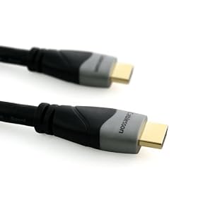 10m / 10 Metre HDMI Cable with Ethernet Ivuna Advanced High Speed PRO GOLD BLACK (1.4a Version, 15.2Gbps) HDMI TO HDMI CABLE WITH ETHERNET COMPATIBLE WITH 1.3,1.3b,1.3c,1080P,2160p BOX,FULL HD LCD,PLASMA & LED TV's AND ALSO SUPPORTS 3D TVS