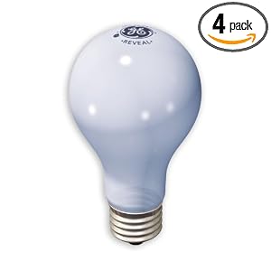 Buy GE Lamps 48687 40-Watt A19 Reveal Bulbs, 4 Pack by General Electric now!
