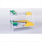 Falls City Twin/Full Bunk Bed in White