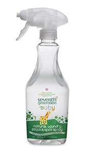 Seventh Generation Baby Stain and Spot Spray, 18 Fluid Ounce
