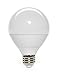 G7 Clark LED Globe Style 50W Replacement G25 Vanity Light Bulb, Dimmable Warm White Light 2700K 8 Watt 630 Lumen, E26 Base