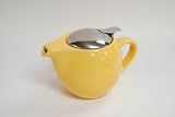 Search : 16 oz Ceramic Teapot with S/S Lid & Infuser - Yellow