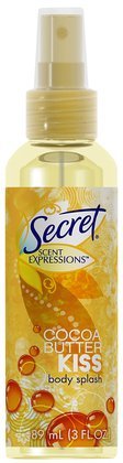 Secret Scent Expressions Body Splash-Cocoa Butter Kiss-3 oz (Quantity of 6)