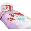 Disney Little Mermaid Full Size Bed Set - Forever Friends Ariel Comforter & Sheet Set