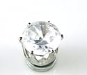 Boucles d'oreilles magn&eacute;tiques pour homme en plaqu&eacute; argent 8mm.Une seule boucle
